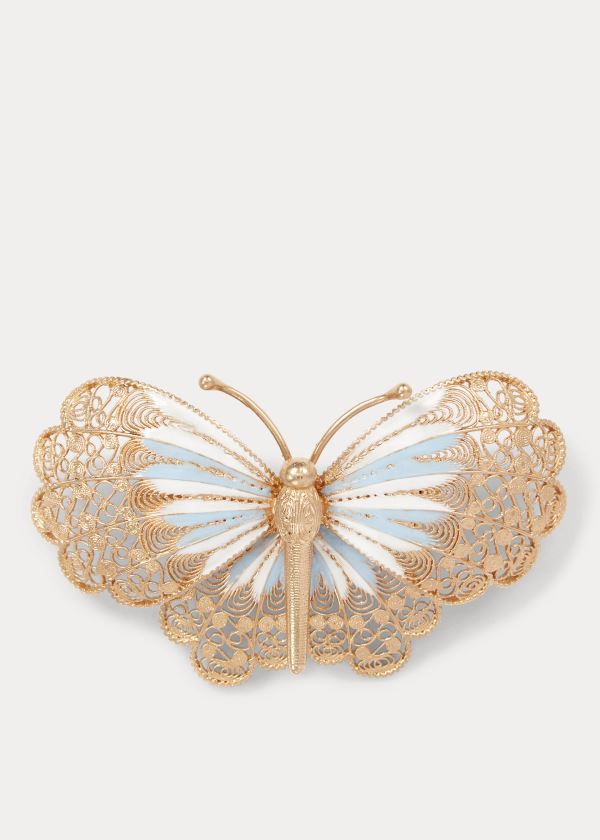 Ralph Lauren Butterfly Brooch Halskæder Dame Danmark (DXCNO3925)